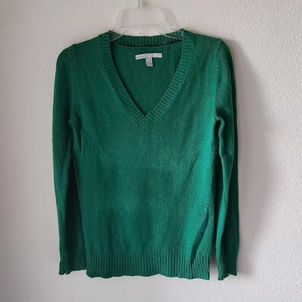 Old Navy Vintage Women's Green Sweater Size M Preppy Academia Minimalist